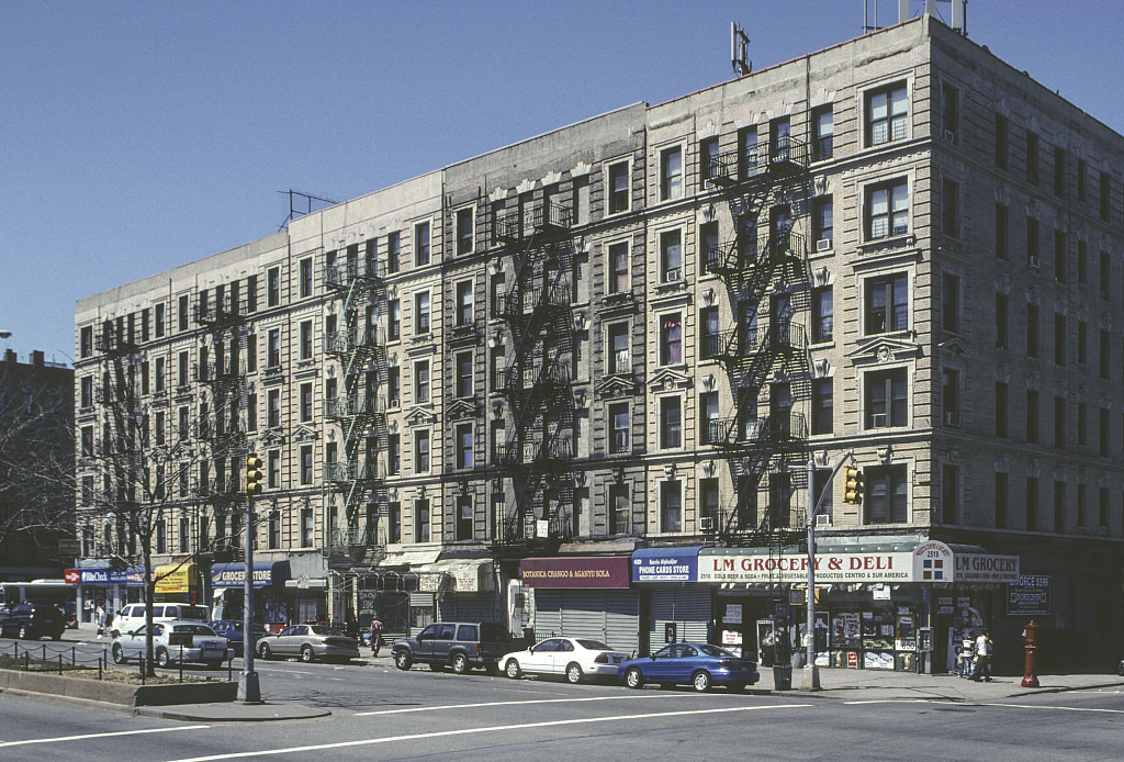 View Sw Along Adam Clayton Powell Blvd. From W. 146Th St., Harlem, 2007.