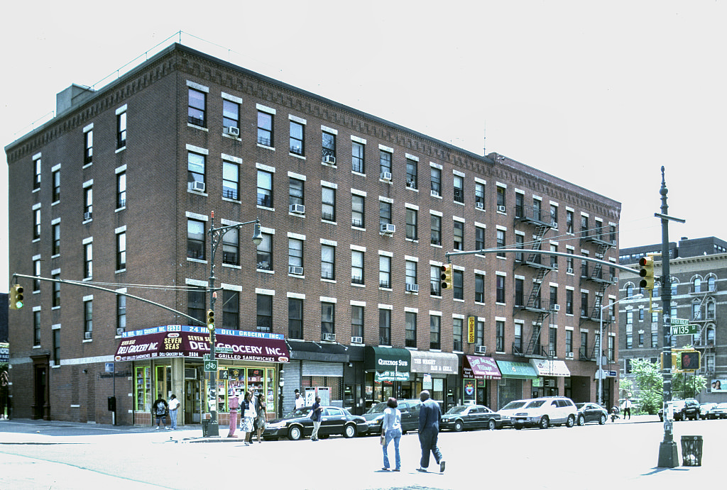 View Se Along Frederick Douglass Blvd. From W. 135Th St., Harlem, 2007.