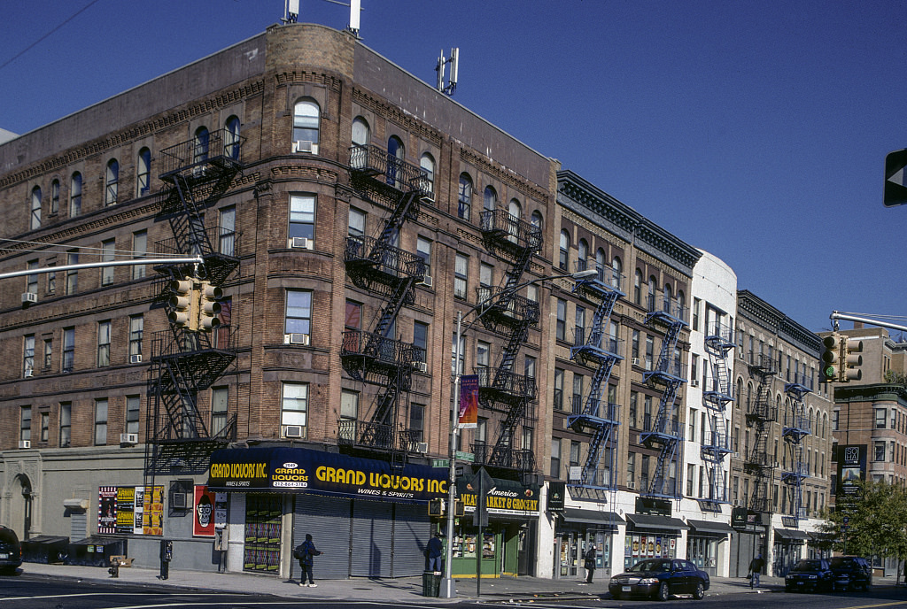 View Nw Along Frederick Douglass Blvd. From W. 111Th St., Harlem, 2007.