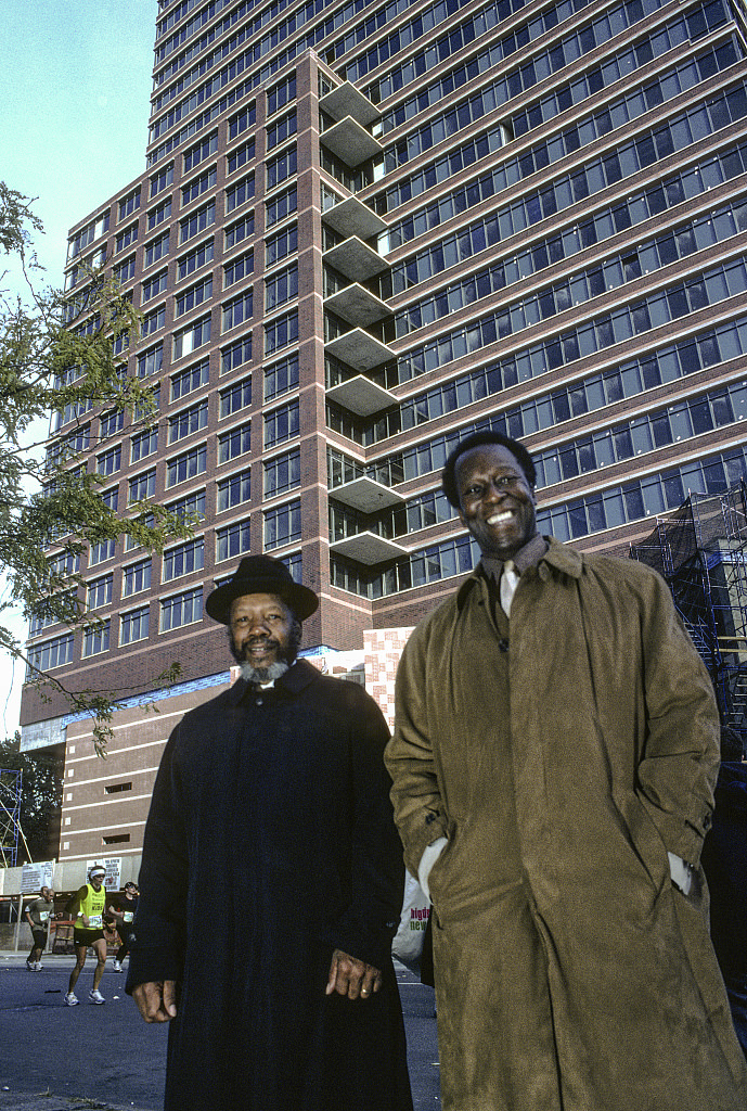 1480 Fifth Ave., Jerry Davis Right And Deacon Amos, New Ebenezer Baptist Church, Harlem, 2008.