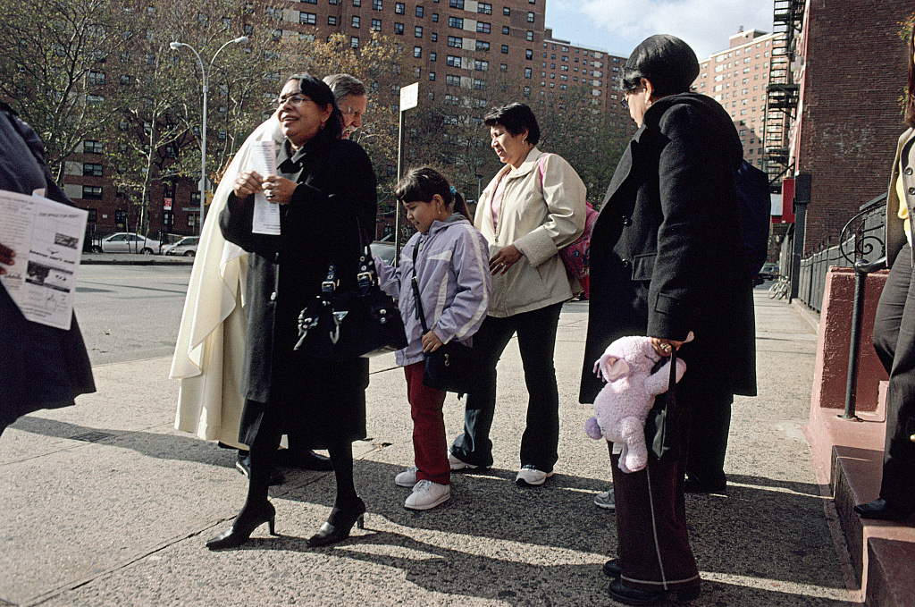 End Of Sunday Mass, Church Of Joseph And The Holy Family, Nw Corner Of W. 125Th St. And Morningside Ave., Harlem, 2009.