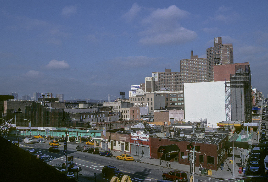 View North Along Broadway From W. 125Th St., Subway Stop, Harlem, 2009.