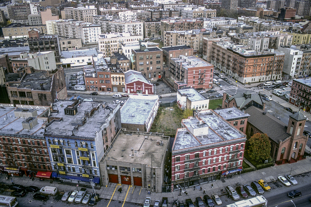 View North From W. 125Th St. At Morningside Ave., Harlem, 2009.