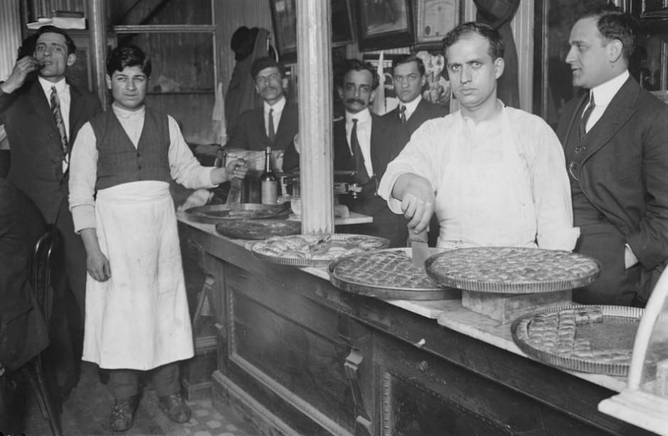 Pastry Counter In Restaurant, 1912