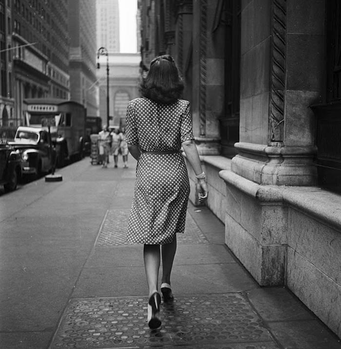 Walking The Streets Of New York, 1946.