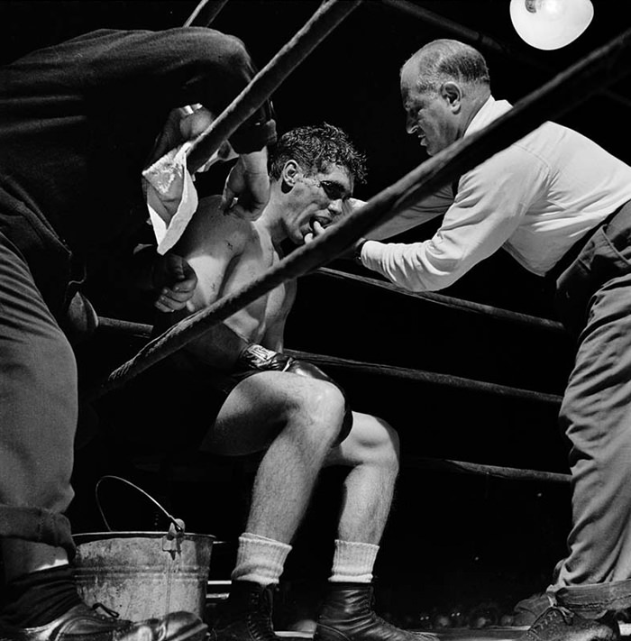 Boxer Walter Cartier, 1948.