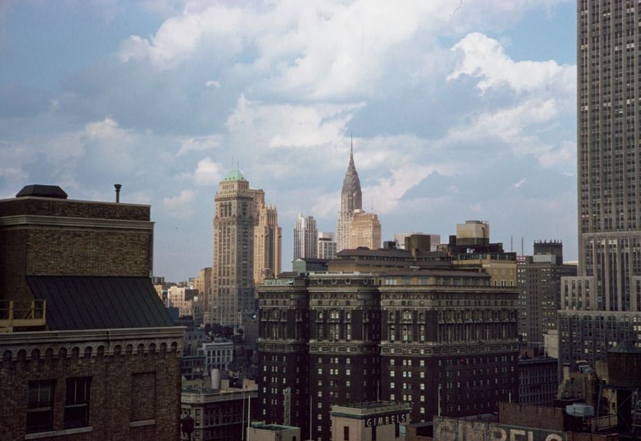 View N.e. From Gov. Clinton Hotel, 1960