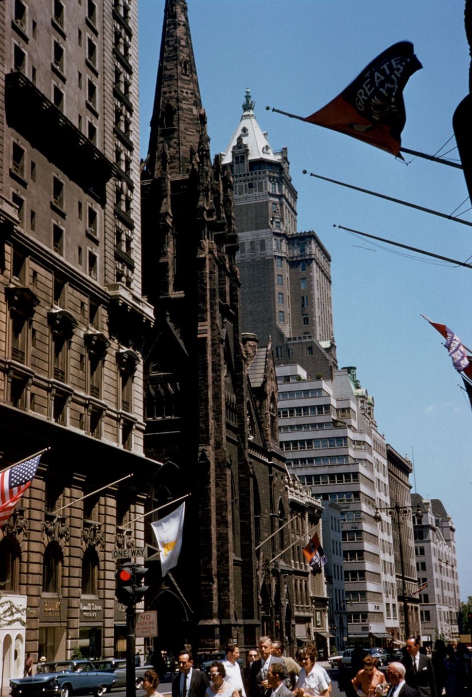 View Up Fifth Ave. From 54Th St., 1960