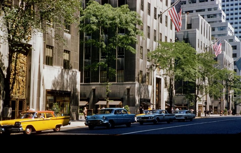 Up Fifth Avenue From 49Th St., 1960