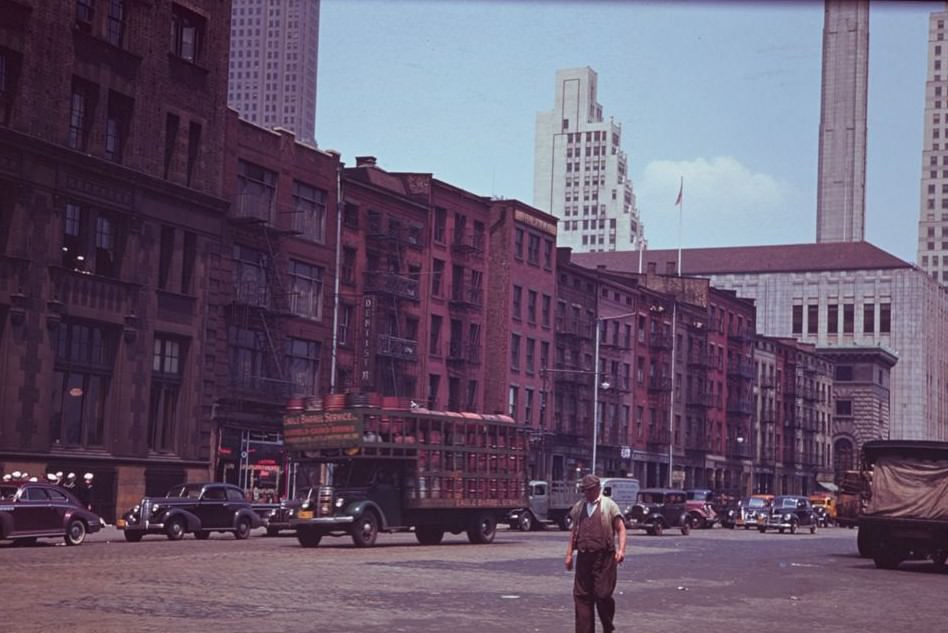 South St. Along East River Front, 1941