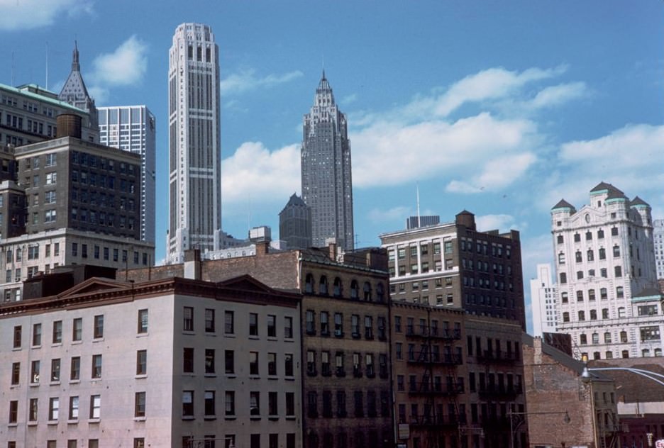 View Up From The Battery Manhattan, 1960