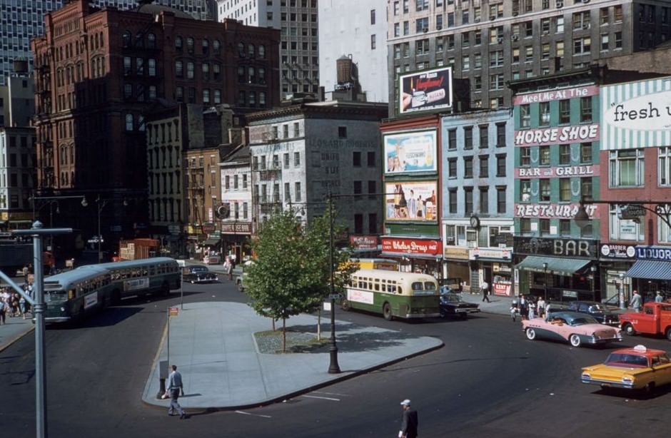 Peter Minuit Plaza Lower Manhattan, 1960