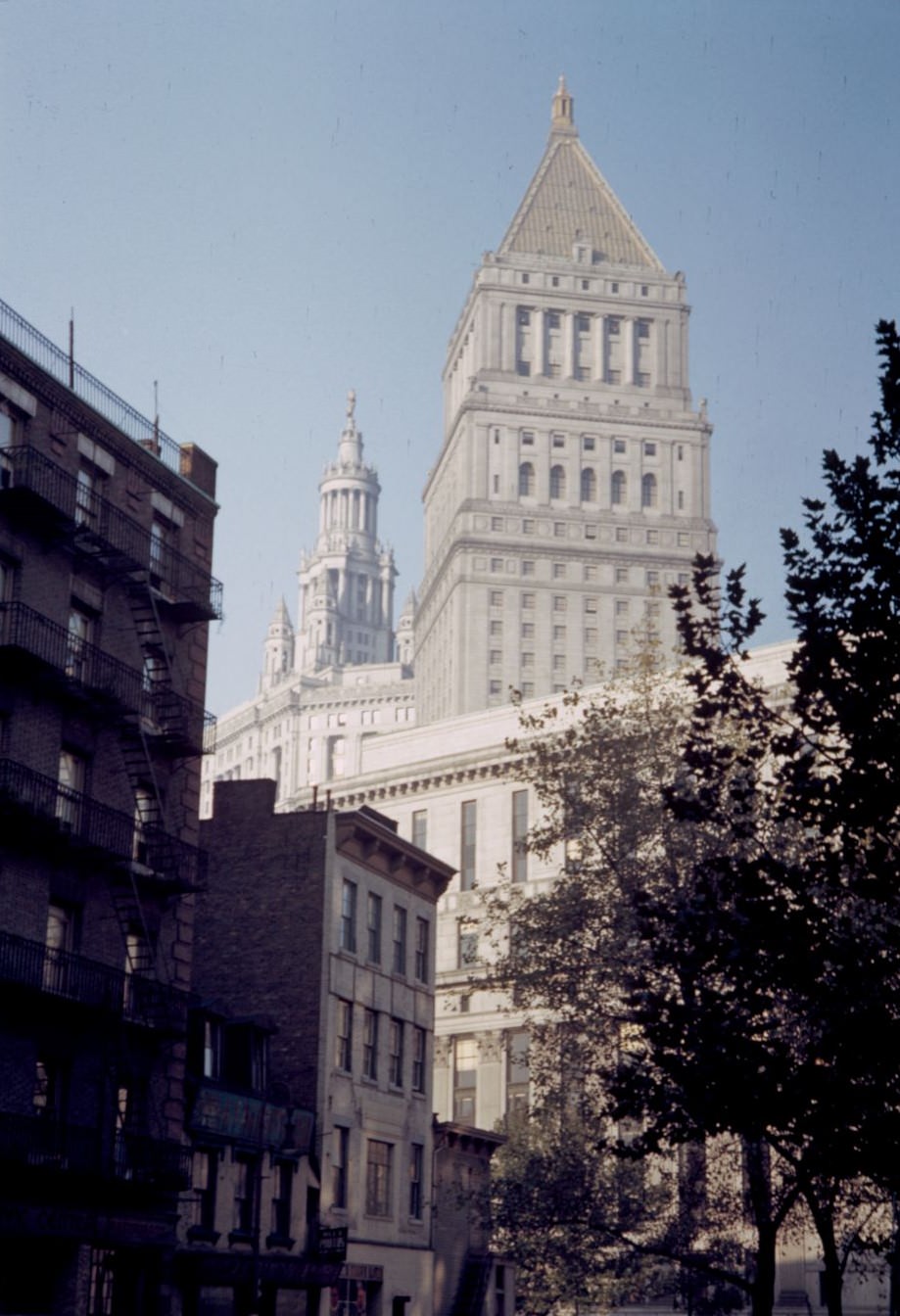 Municipal Towers In Early Morning, 1942