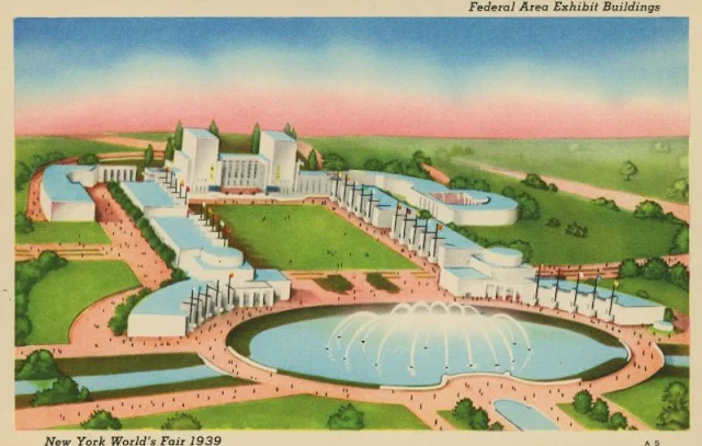 Federal Area Exhibit Buildings, New York World'S Fair, 1939