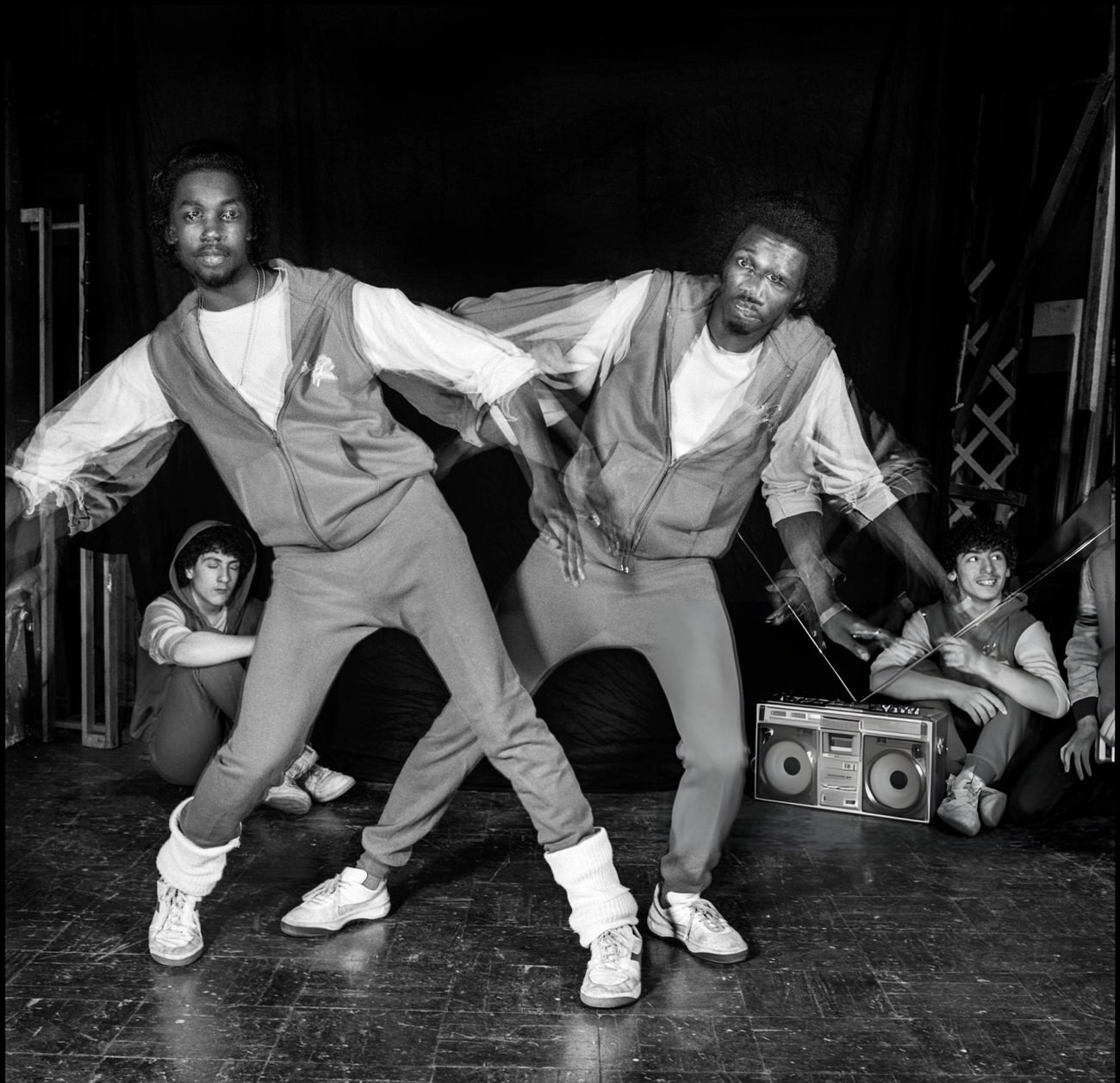Members Of The Soul Sonic Rockers, A Breakdance Team From New York City, 1983.