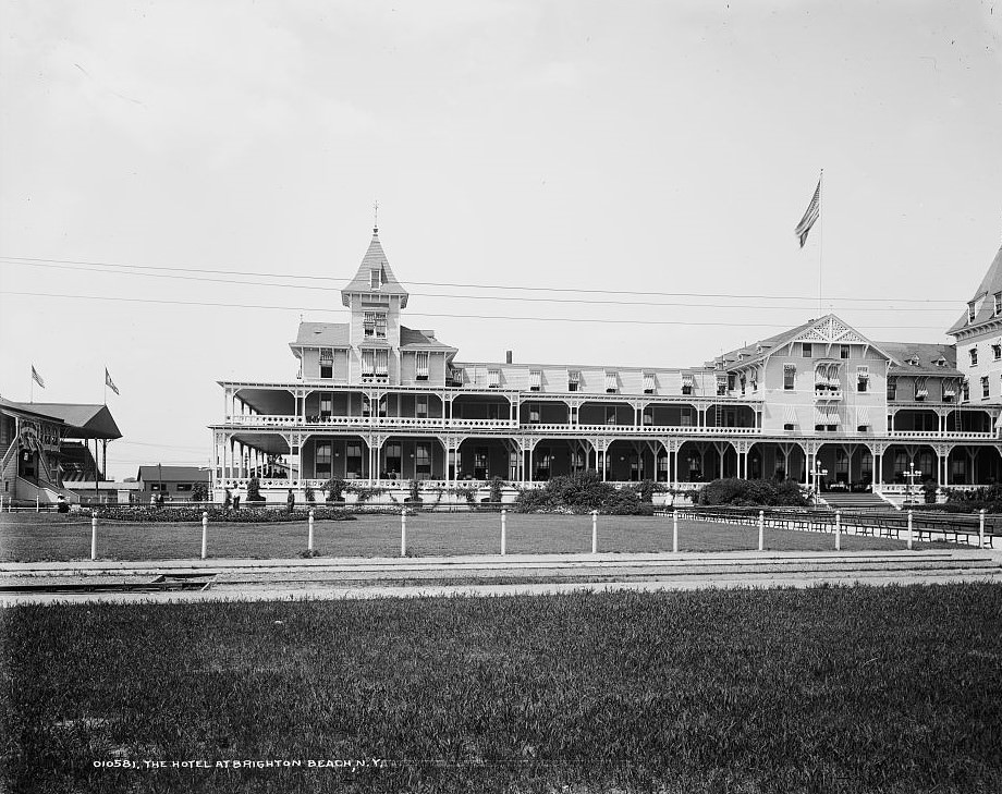 The Hotel At Brighton Beach, New York, 1901.