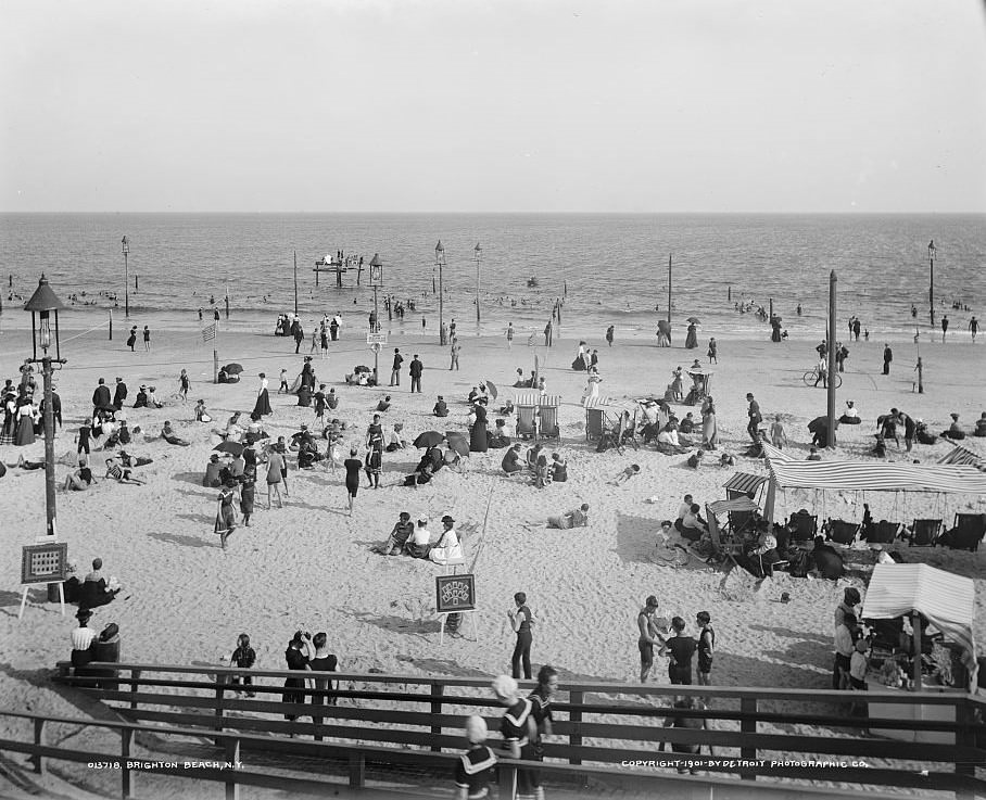 Brighton Beach, New York, 1901.