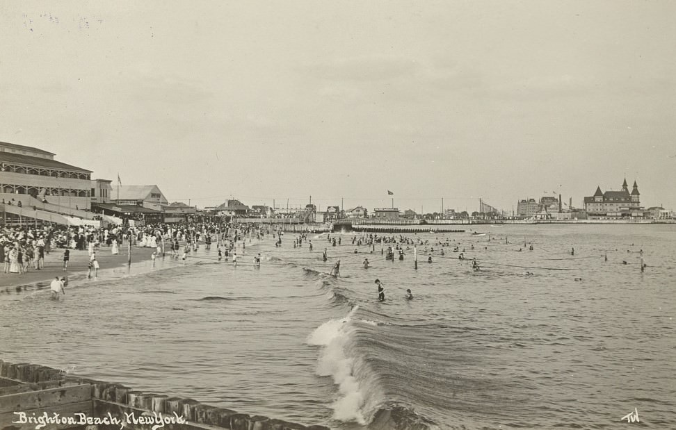 Brighton Beach, New York, 1900.
