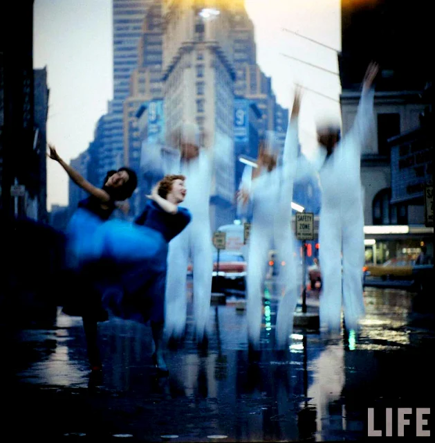 The Original Cast Of &Quot;Fancy Free&Quot; Takes Over Broadway In A 1958 Photo Serie