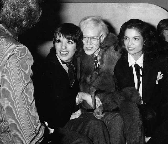 Liza Minnelli, Andy Warhol, And Bianca Jagger, 1978.