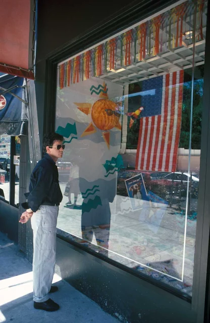 Window Shopping On The Upper West Side In 1984.