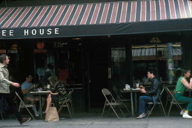 Coffee At Cafe Figaro In The West Village In 1982.