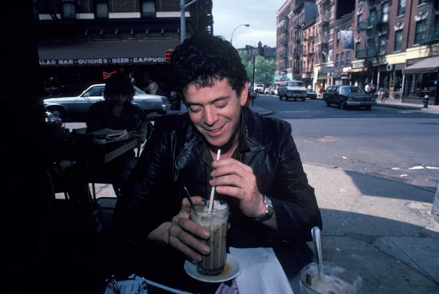 Back At Cafe Figaro In Greenwich Village, 1982.