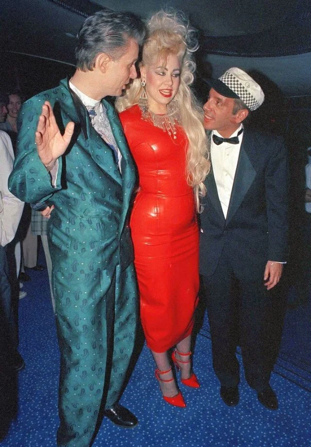 Clubgoers Partying At The Opening Of The Palladium In New York City In 1985