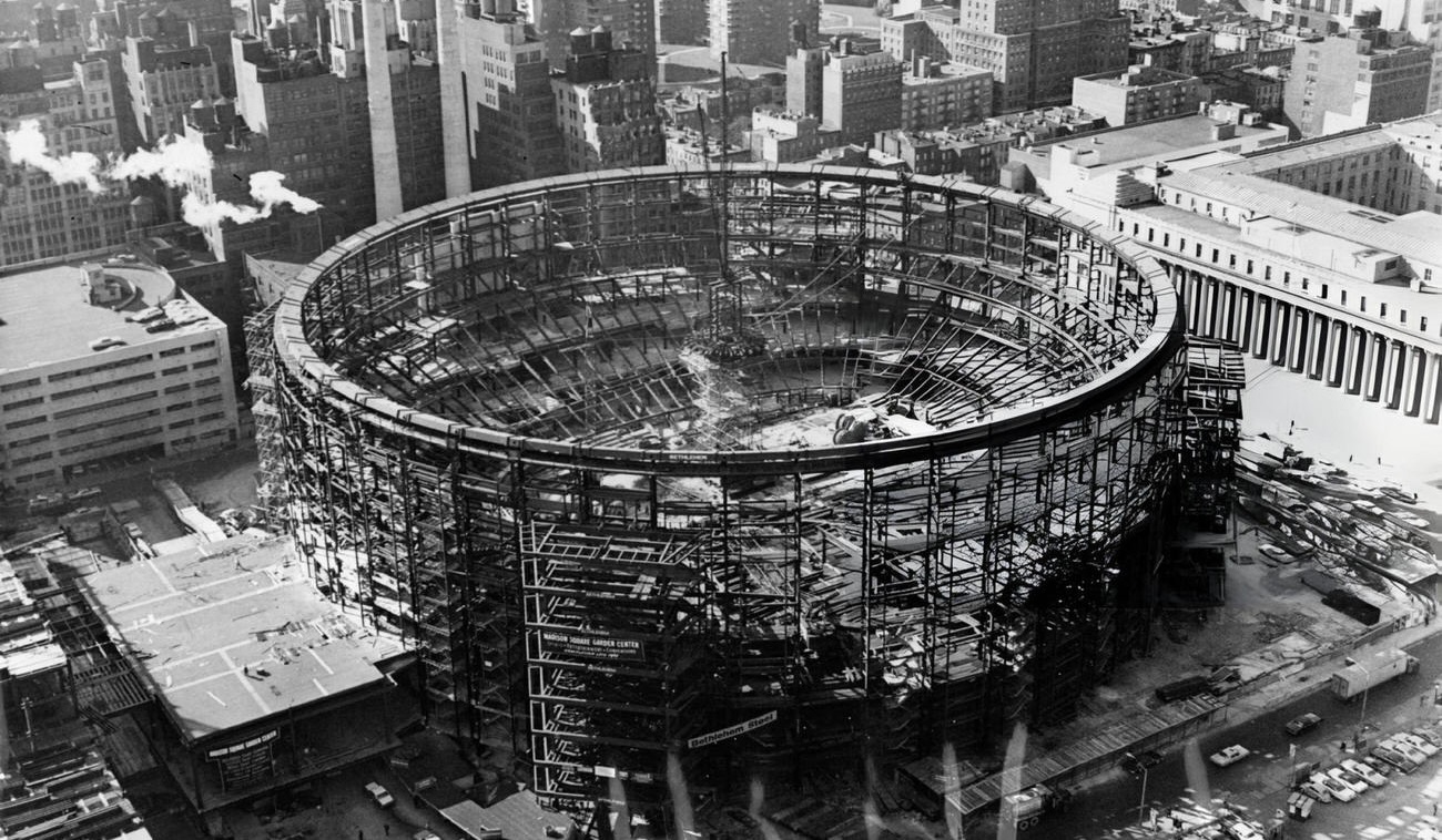 Madison Square Garden Construction 1960S