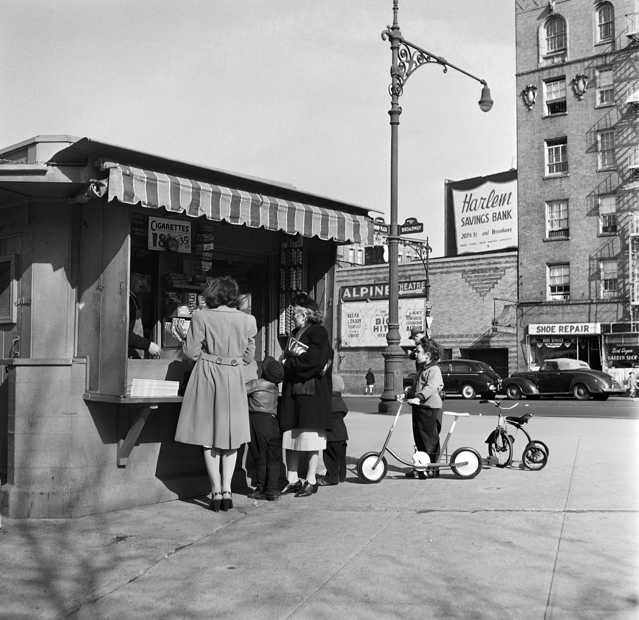 A Woman Buys Candies For Her Children At A Small Store, 1947.