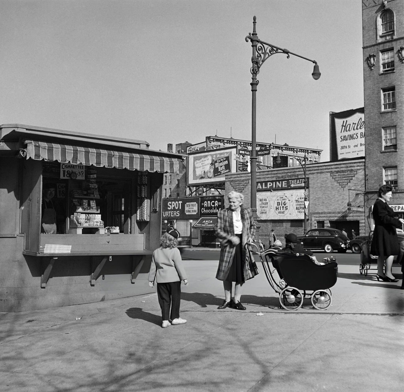 A Woman Buys Candies For Her Children At A Small Store, 1947.