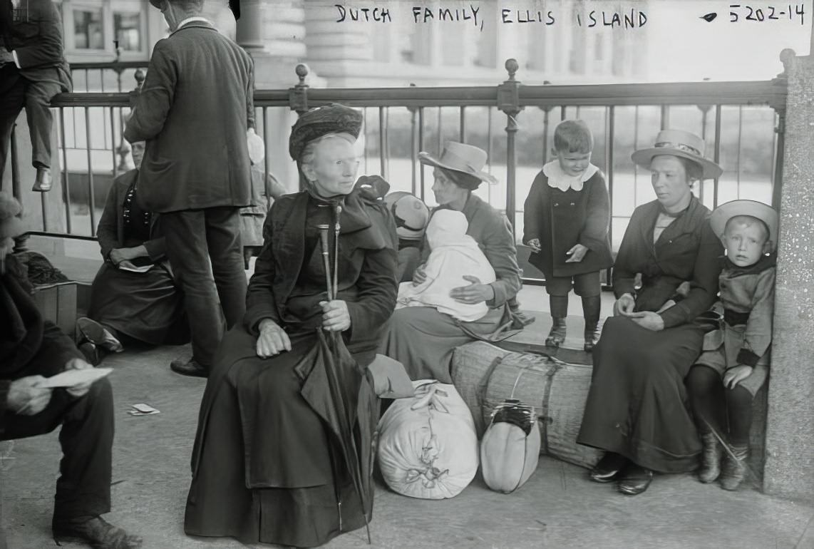 Dutch Family, Ellis Island.