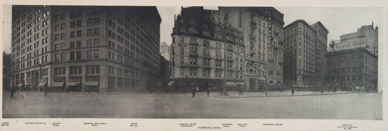 West 23Rd St. - United Cigar Co. - Albemarle Hotel - Hoffman House - No. 202 Berlitz, School Of Languages