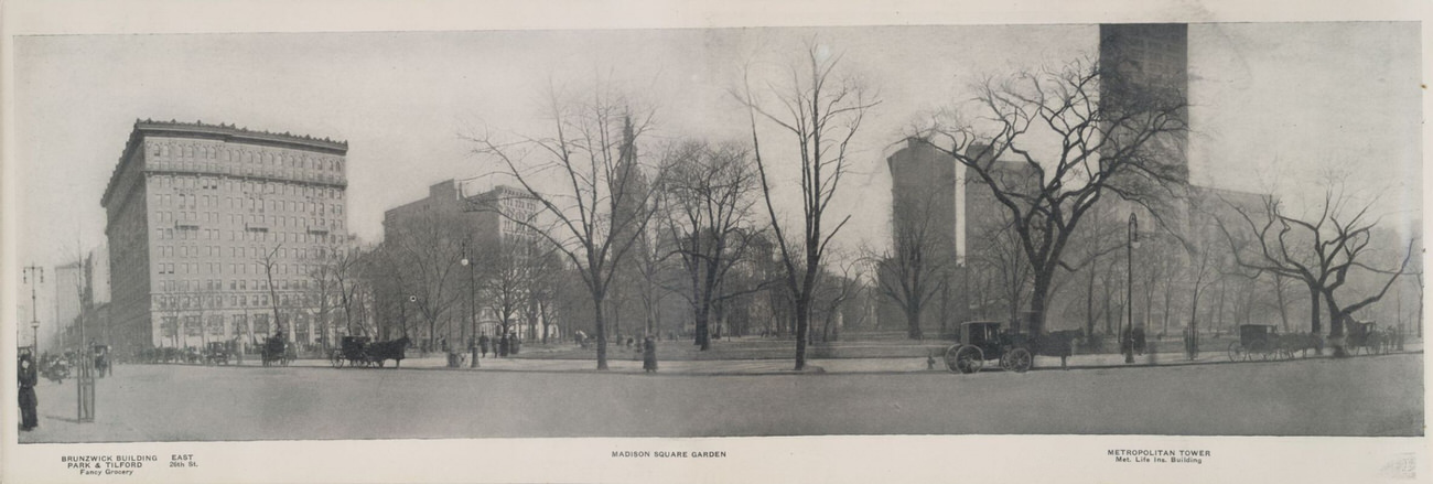 Metropolitan Tower - Madison Square Garden - Brunzwick Building, East 26Th St.