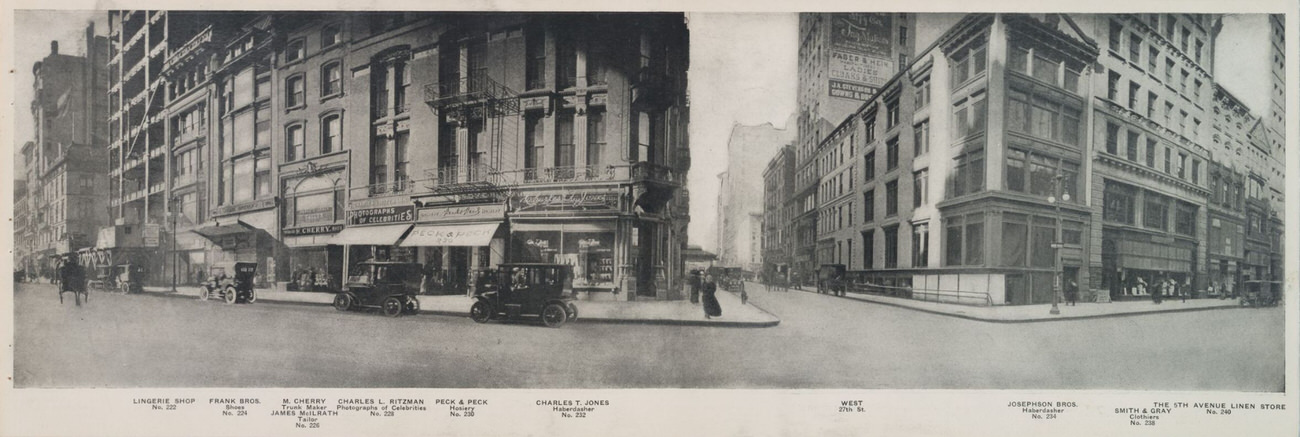 No. 222, Lingerie Shop - Peck &Amp;Amp; Peck, Hosiery - No. 240, The 5Th Avenue Linen Store.