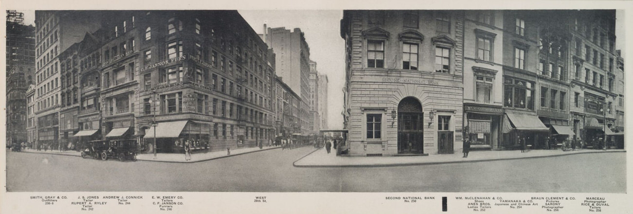 No. 236-8, Smith, Gray &Amp;Amp; Co. - Second National Bank - No. 258 Marceau, Photographer, Rice &Amp;Amp; Duval, Tailors.