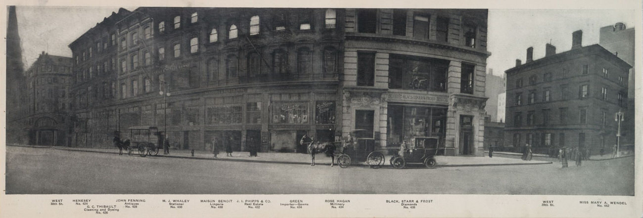 West 38Th St. - Black, Starr &Amp;Amp; Frost, Diamonds - No. 442, Miss Mary A. Wendel.