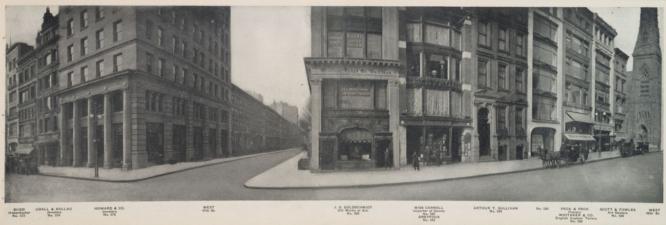 No. 572 Budd, Haberdasher - West 47Th St. - Miss Carroll - Scott &Amp;Amp; Fowles, Art Dealers - West 48Th St.