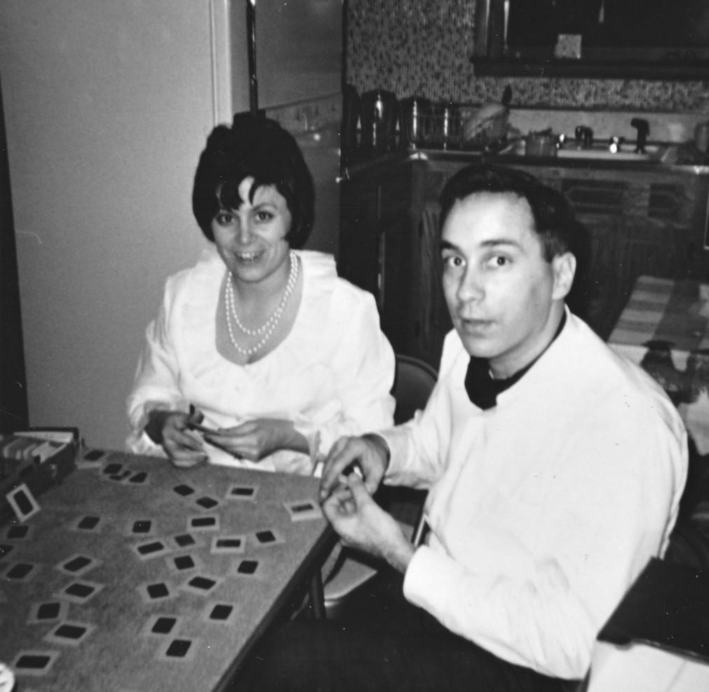 Jack And Jan Lillywhite Going Through The Slides – 1966