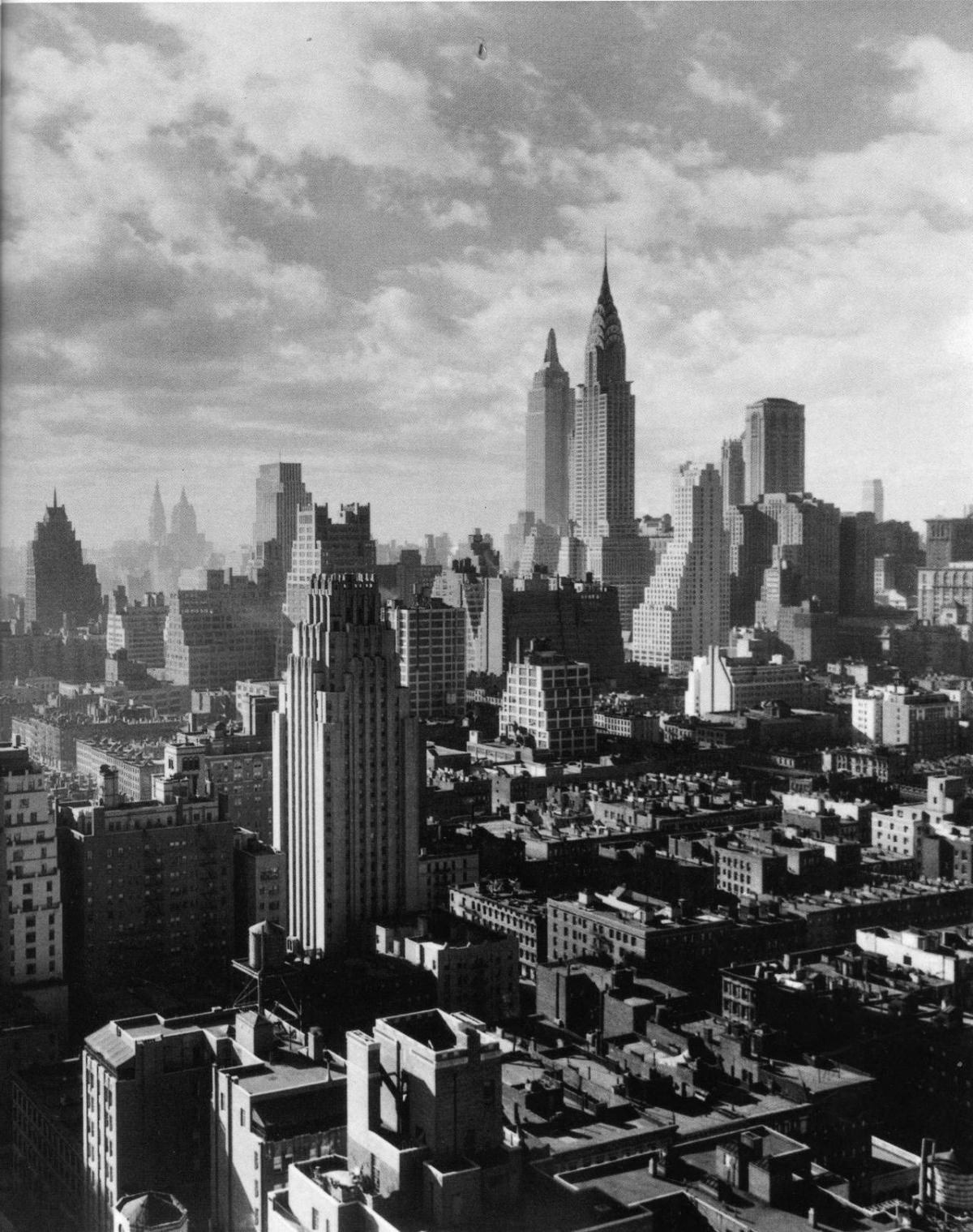 Midtown Manhattan Skyline Looking Southwest From River House, 1931.