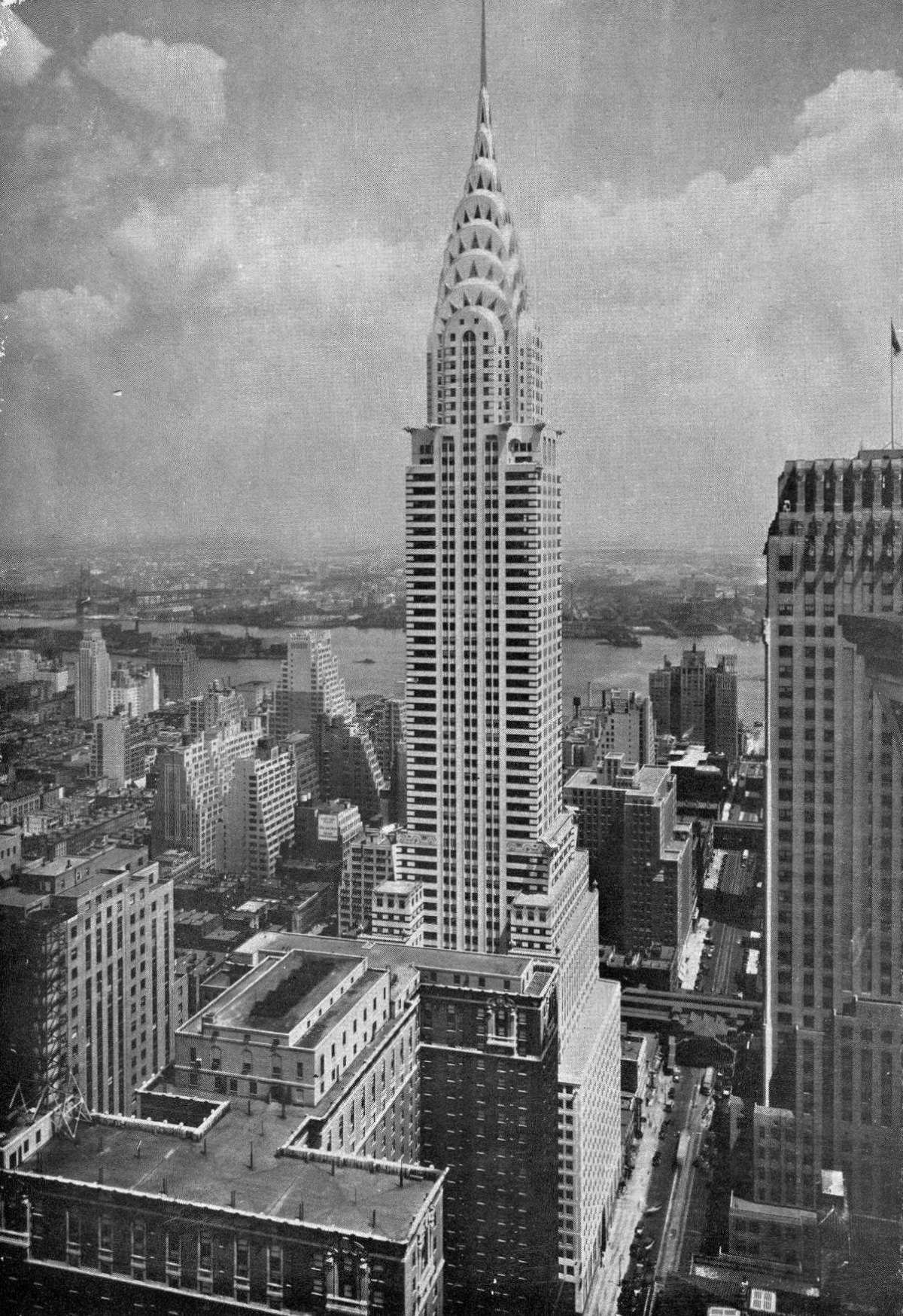 The Chrysler Building From Lincoln Building, 1930S.