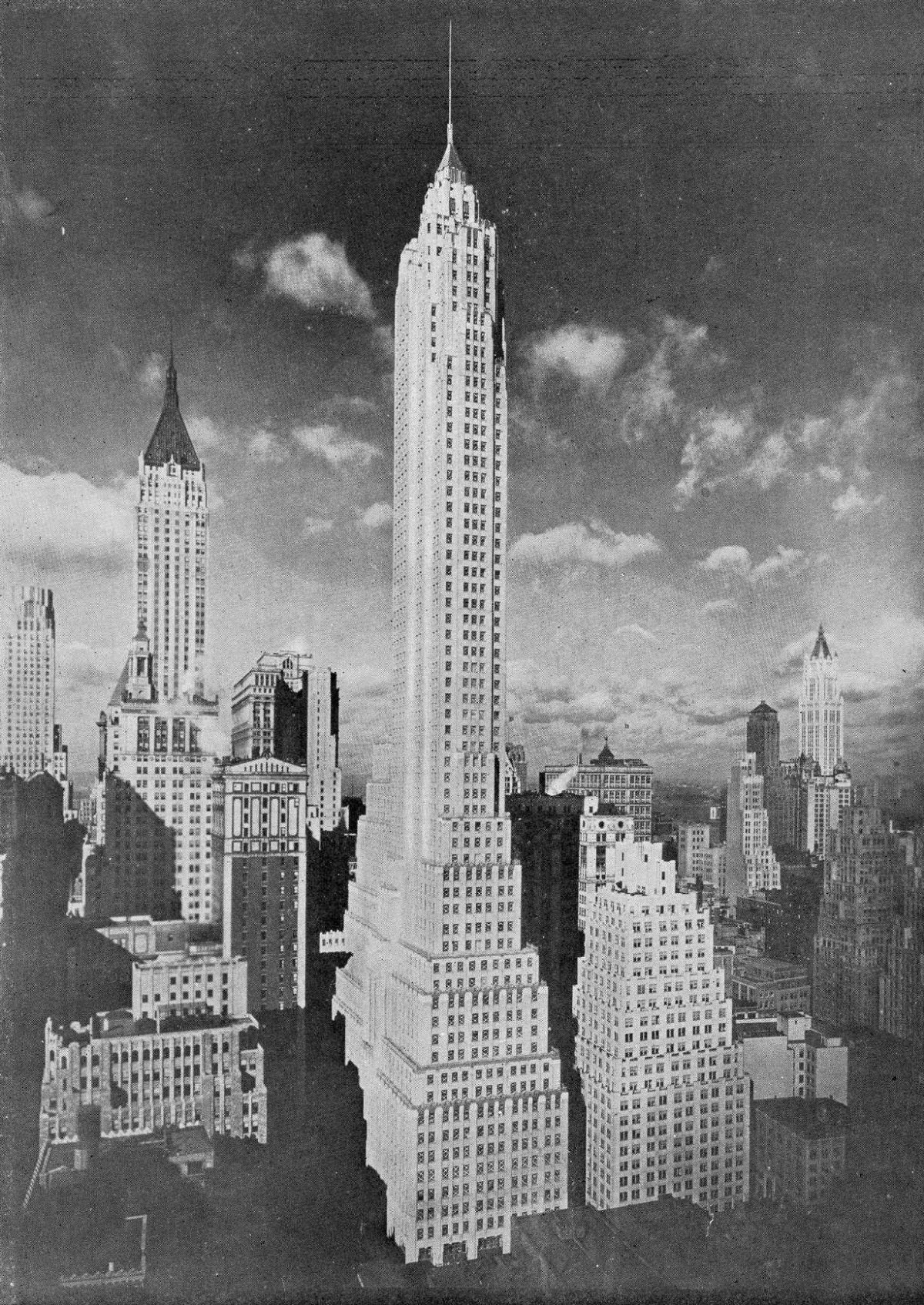 The Cities Service Building From 120 Wall Street Building, 1932.