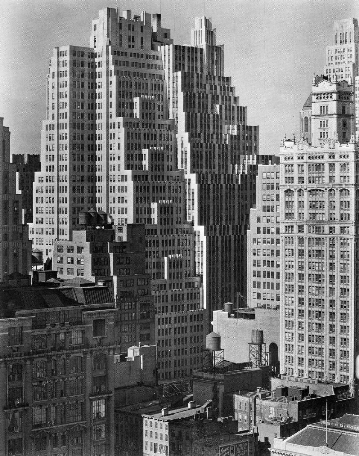 The Bricken Casino And 1400 Broadway Building From Bryant Park, 1930S.