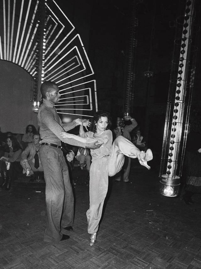 Disco Fever Dreams: Sterling St. Jacques And Bianca Jagger Light Up The Dance Floor At Studio 54, 1978