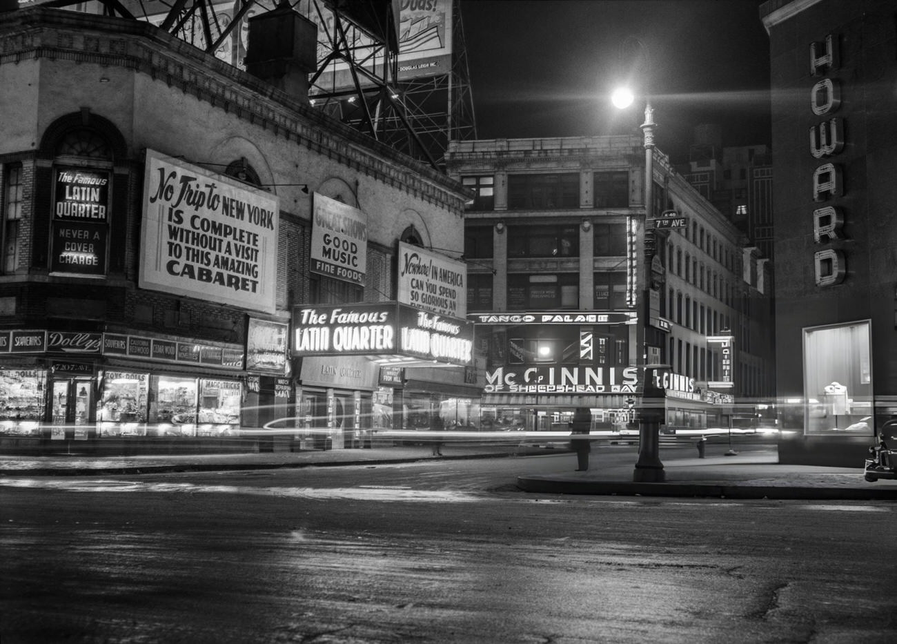 The &Amp;Quot;Latin Quarter&Amp;Quot;, Near Times Square In Manhattan, 1946.