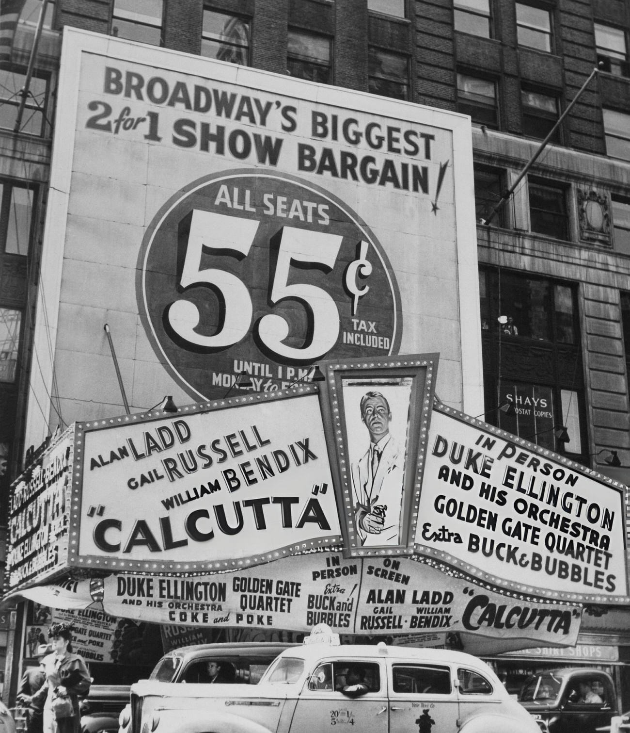 The Paramount Theater In Broadway, New York City, 1947.