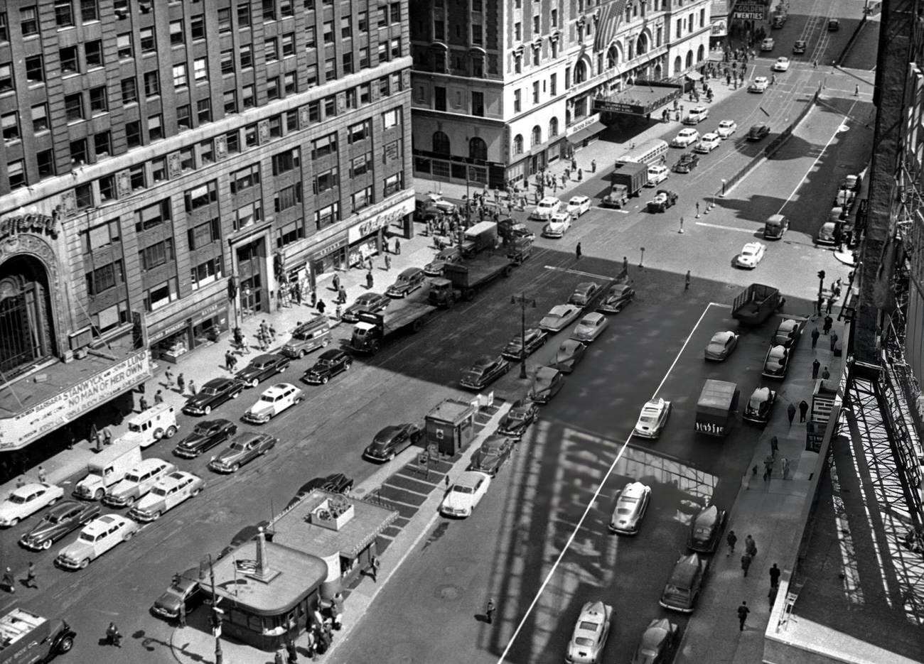 Times Square, New York, 1940S.