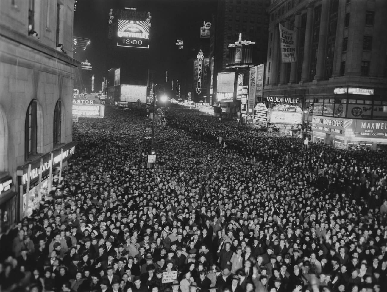 Jam-Packed Times Square.