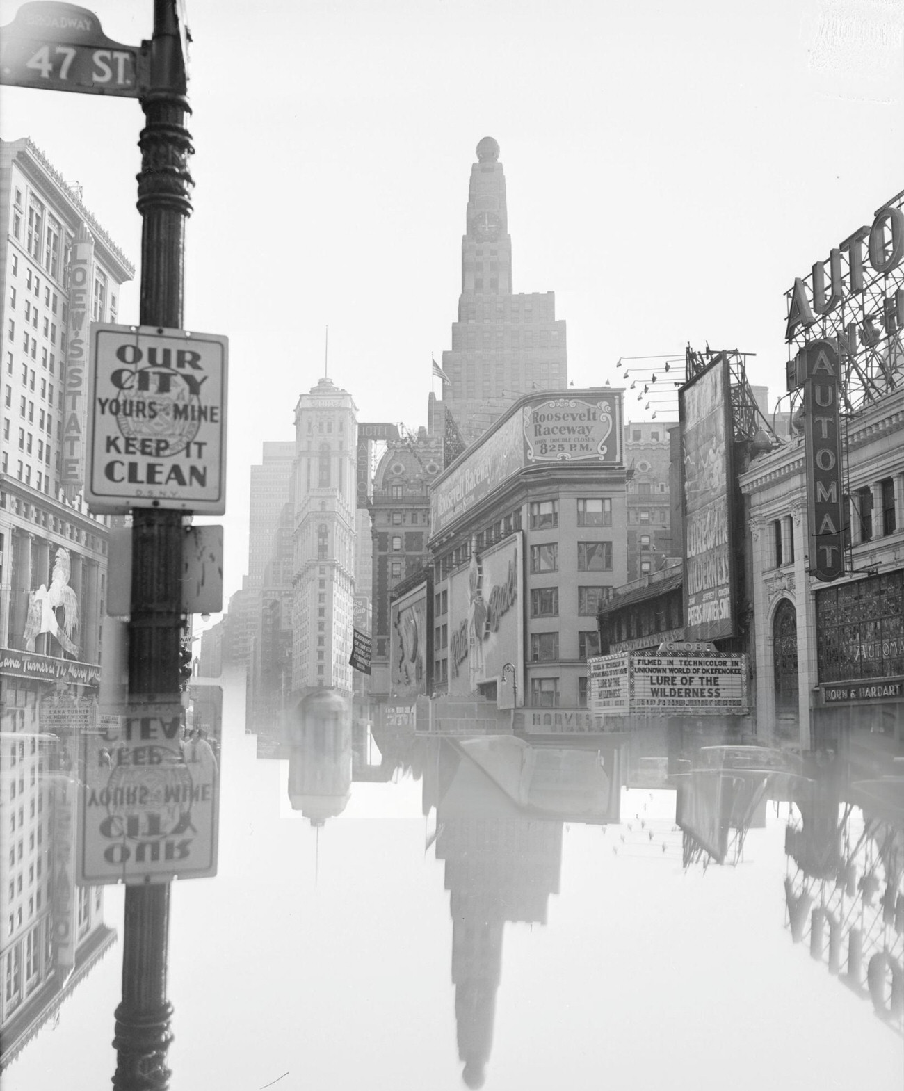 The Junction Of Times Square And Herald Square On 47Th Street, 1940S.