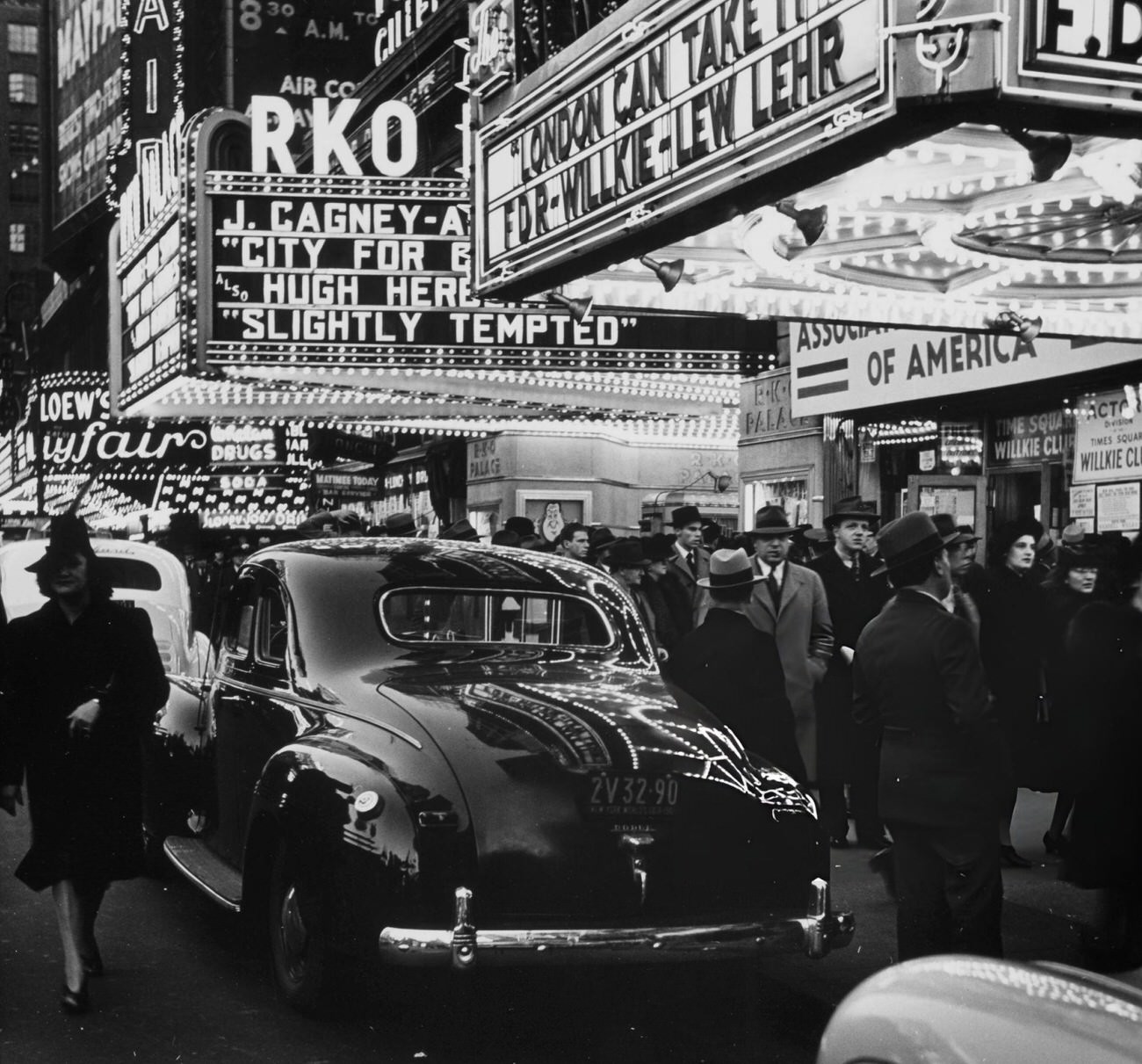 Times Square At 42Nd Street, 1940.